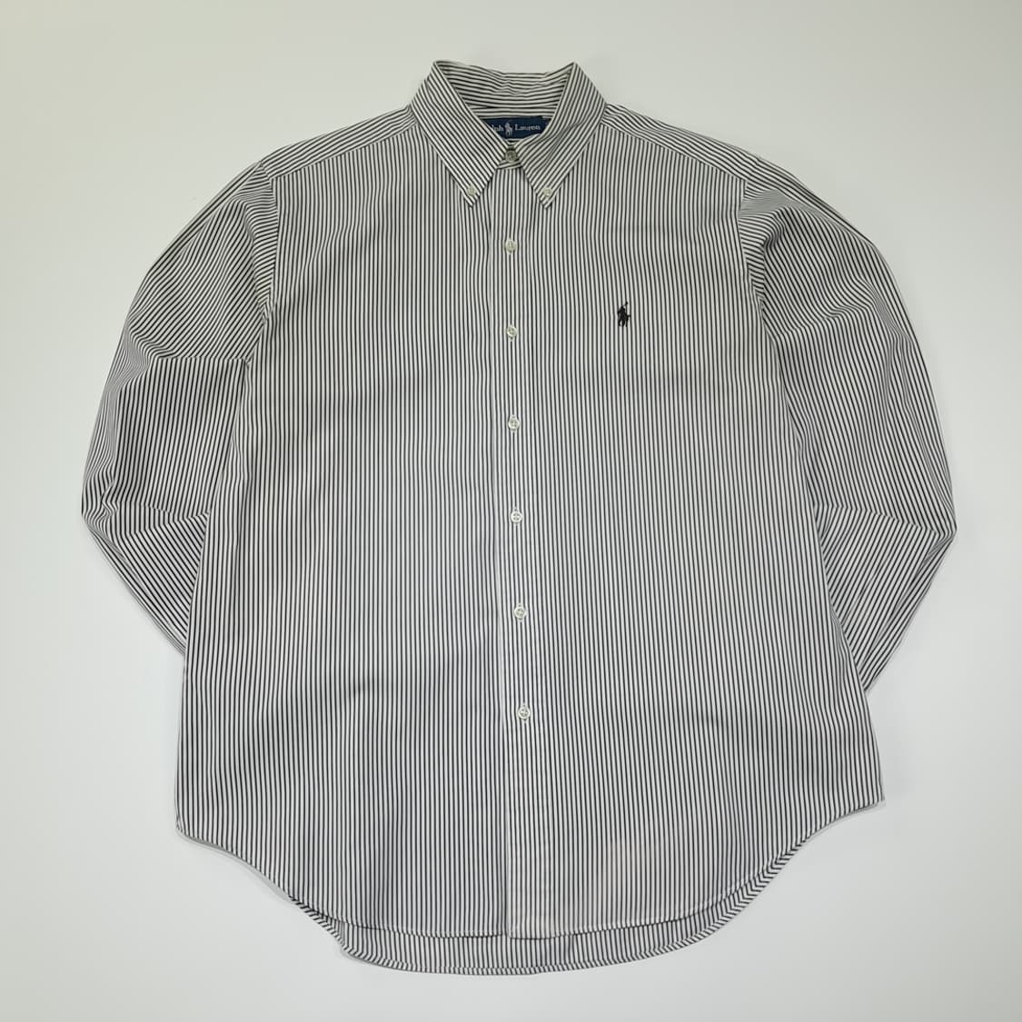 CL244 L 폴로 00s 필리핀판 면 스트라이프 셔츠 남방 상품이미지1