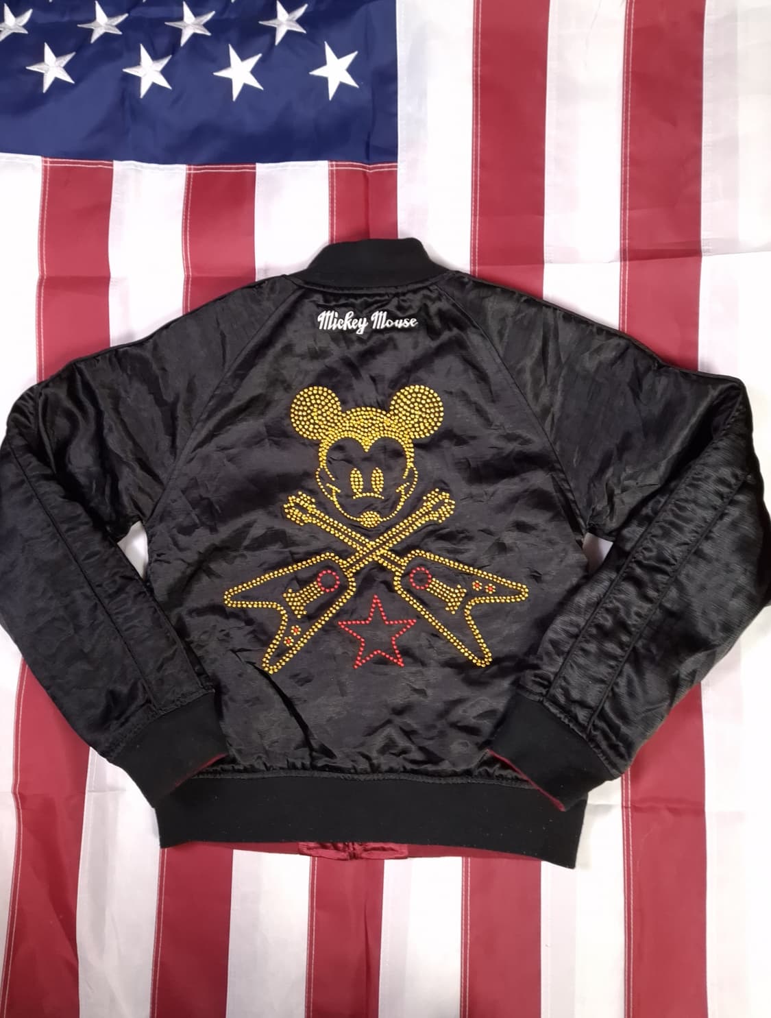 오리지날 일본판 도쿄디즈니 우먼 미키마우스 리버서블 스카쟌 상품이미지1