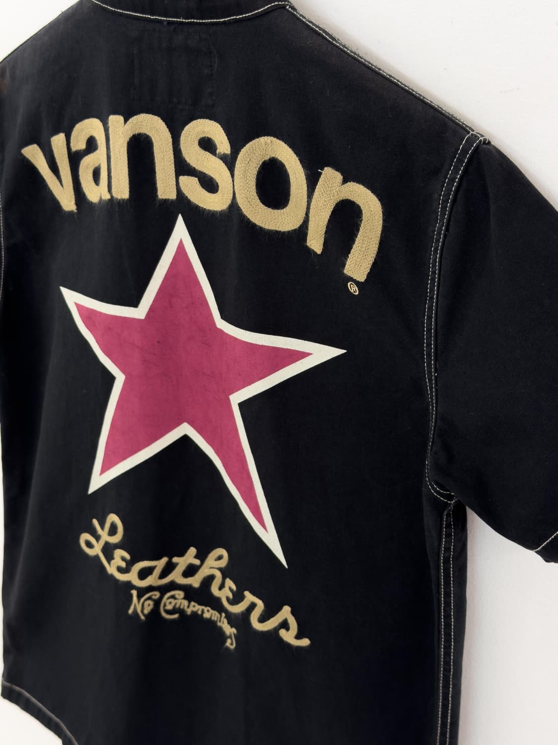 VANSON 원스타 바이커 셔츠 상품이미지6