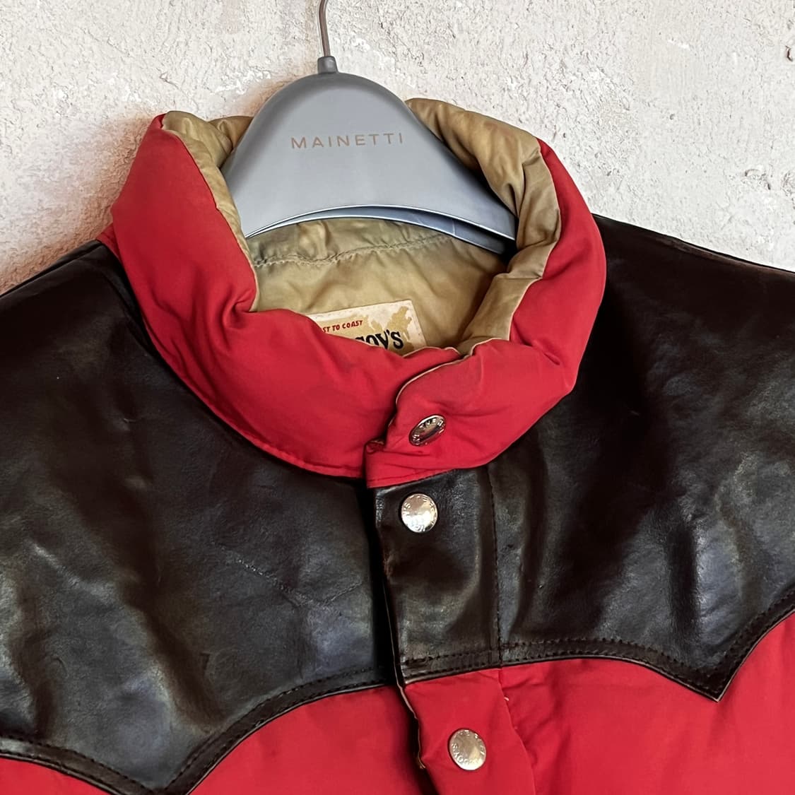 리얼맥코이 웨스턴 다운 베스트 상품이미지3