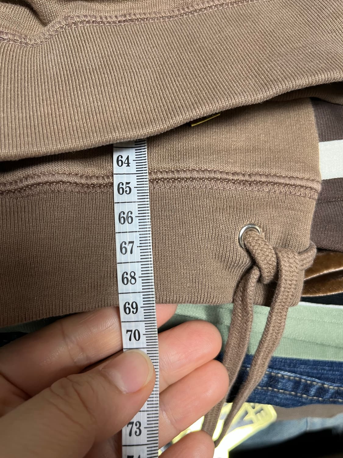 쥬시 꾸뛰르 브라운 트레이닝 7부 팬츠 새상품 xs 상품이미지6