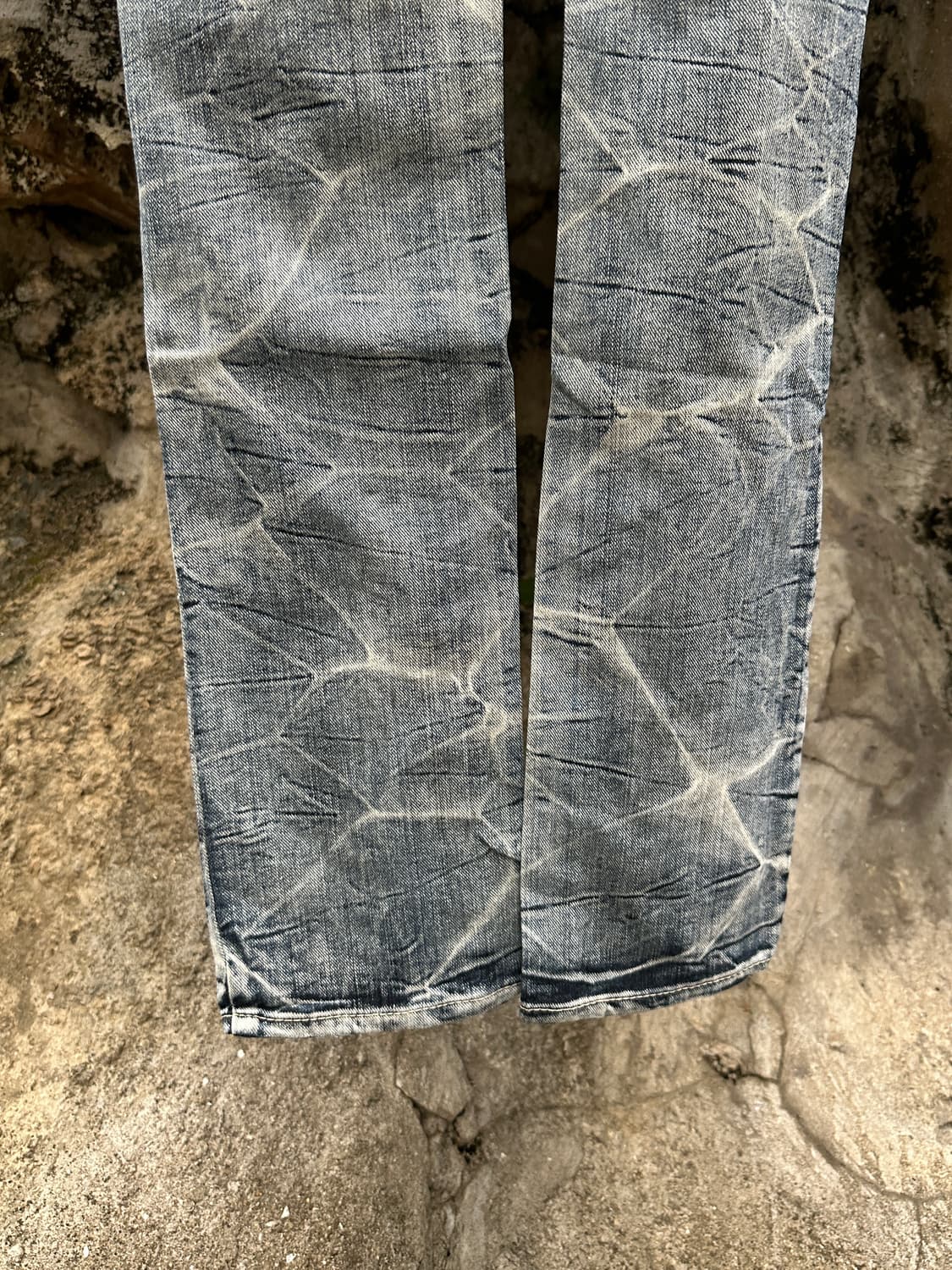 NONE vintage washing destroyed jeans 상품이미지6
