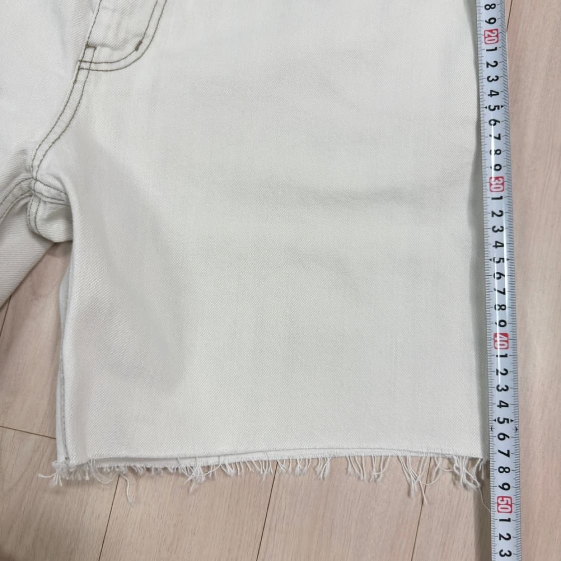 SAINT LAURENT 생로랑 데님 반바지 새상품 상품이미지6