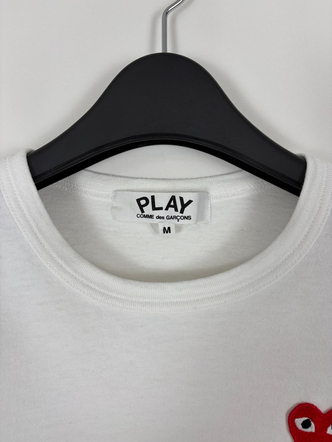 a172) 꼼데가르송 플레이 레드와펜 롱슬리브 상품이미지3