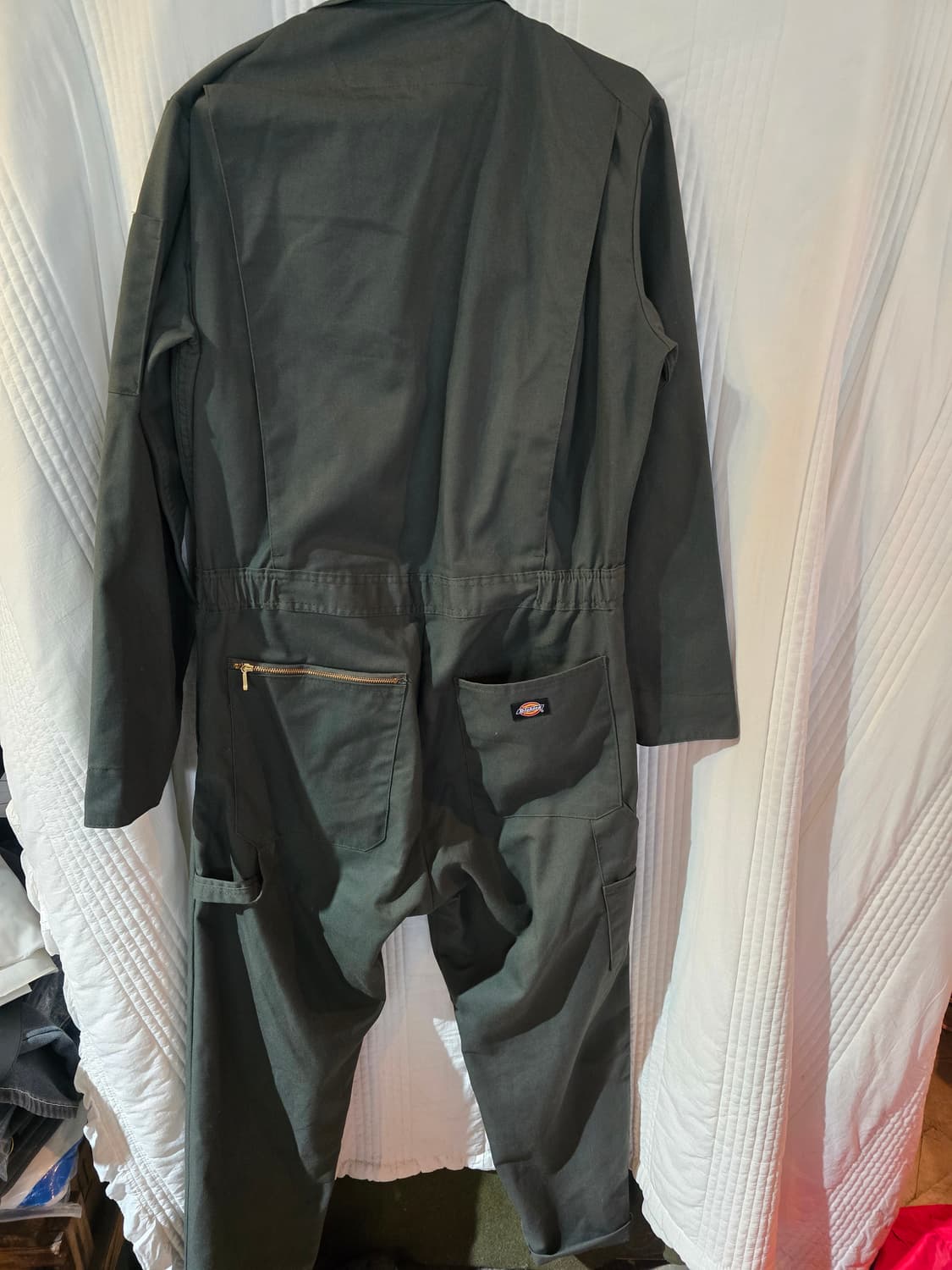 디키즈 올인원 점프수트 카키색 상품이미지3