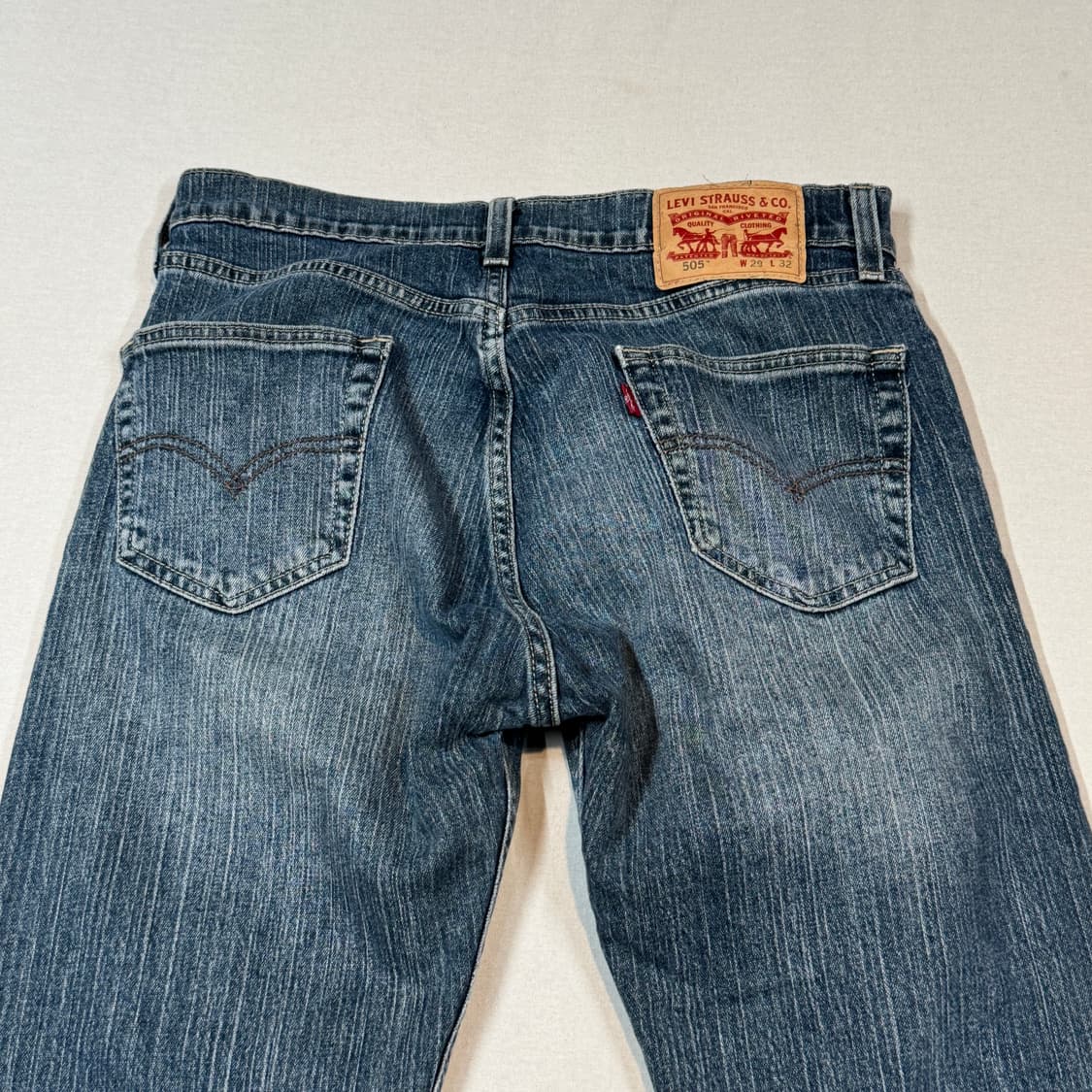 29inch) 리바이스 505 레귤러 핏 데님 청바지 상품이미지2
