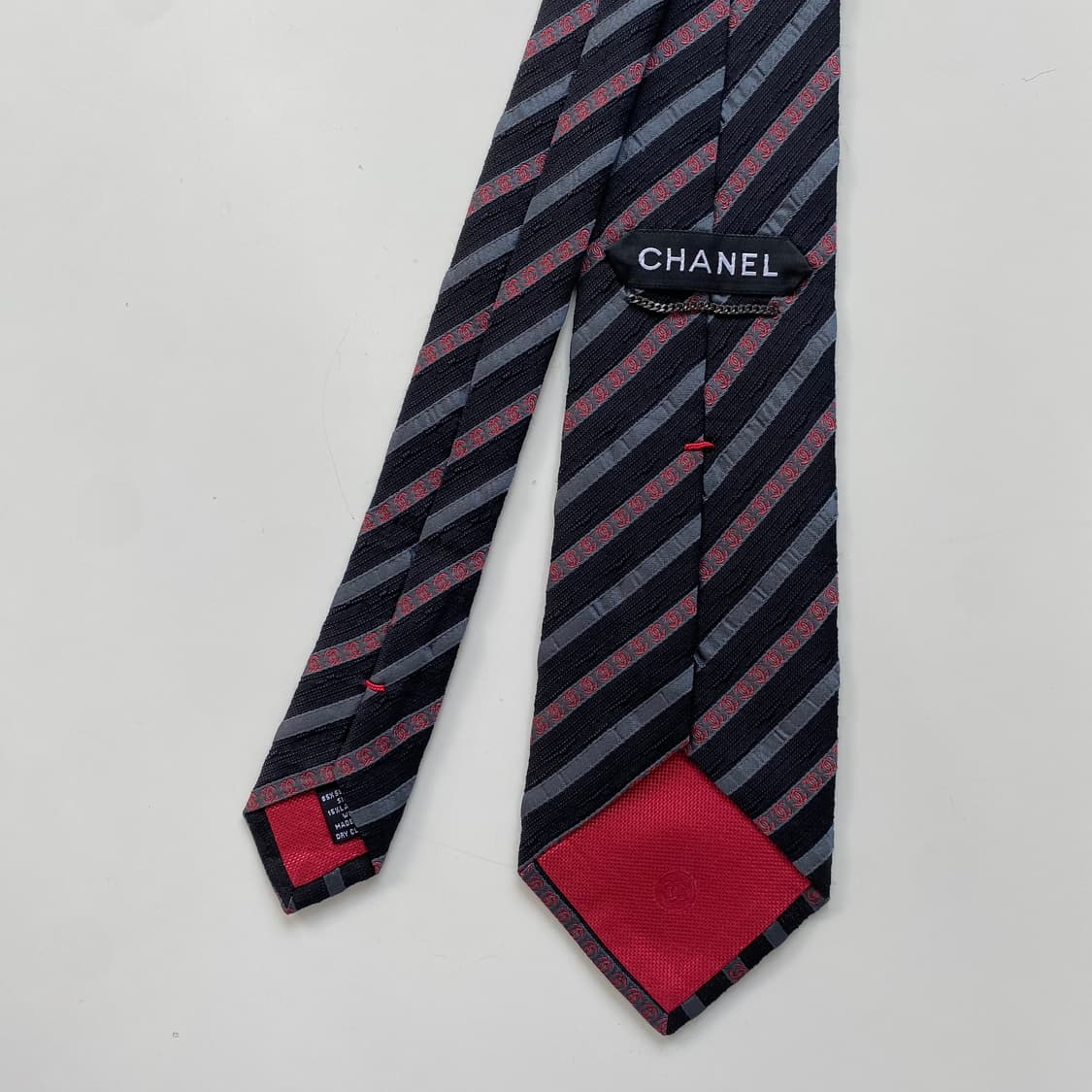 신형 샤넬(CHANEL)모노그램 명품 정품 넥타이 상품이미지3