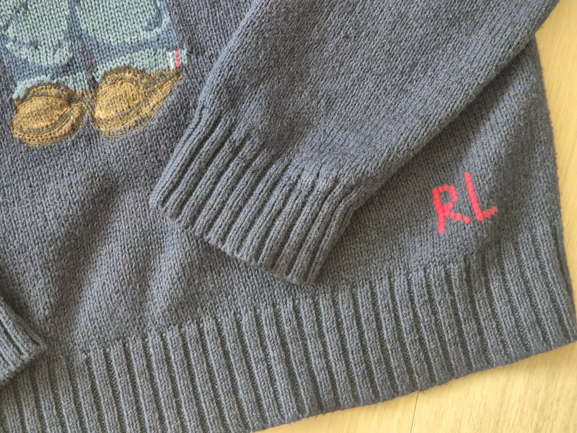 폴로 베어 니트 린넨 랄프로렌 L 상품이미지5