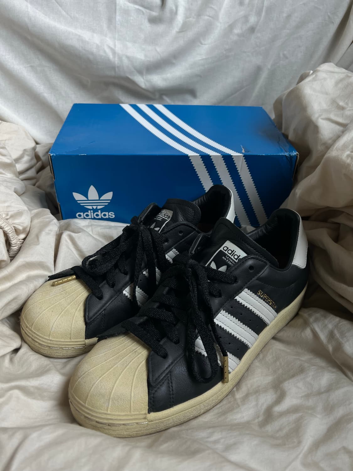 (270)아디다스 슈퍼스타 프리미엄 블랙 상품이미지2