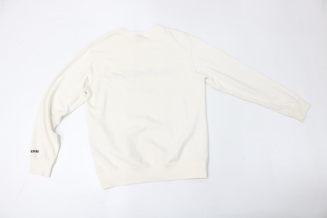 Converse 컨버스 올스타 하이탑 자수 아이보리 맨투맨 (L) 상품이미지6