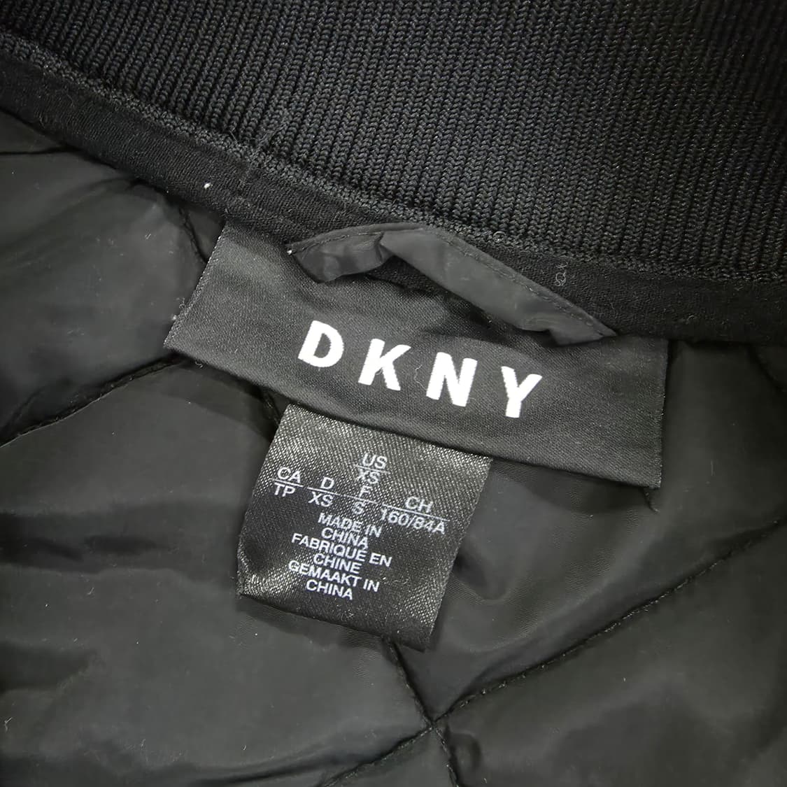 [XS] DKNY 여성 퀄팅 집업 롱자켓 1223J2 상품이미지3