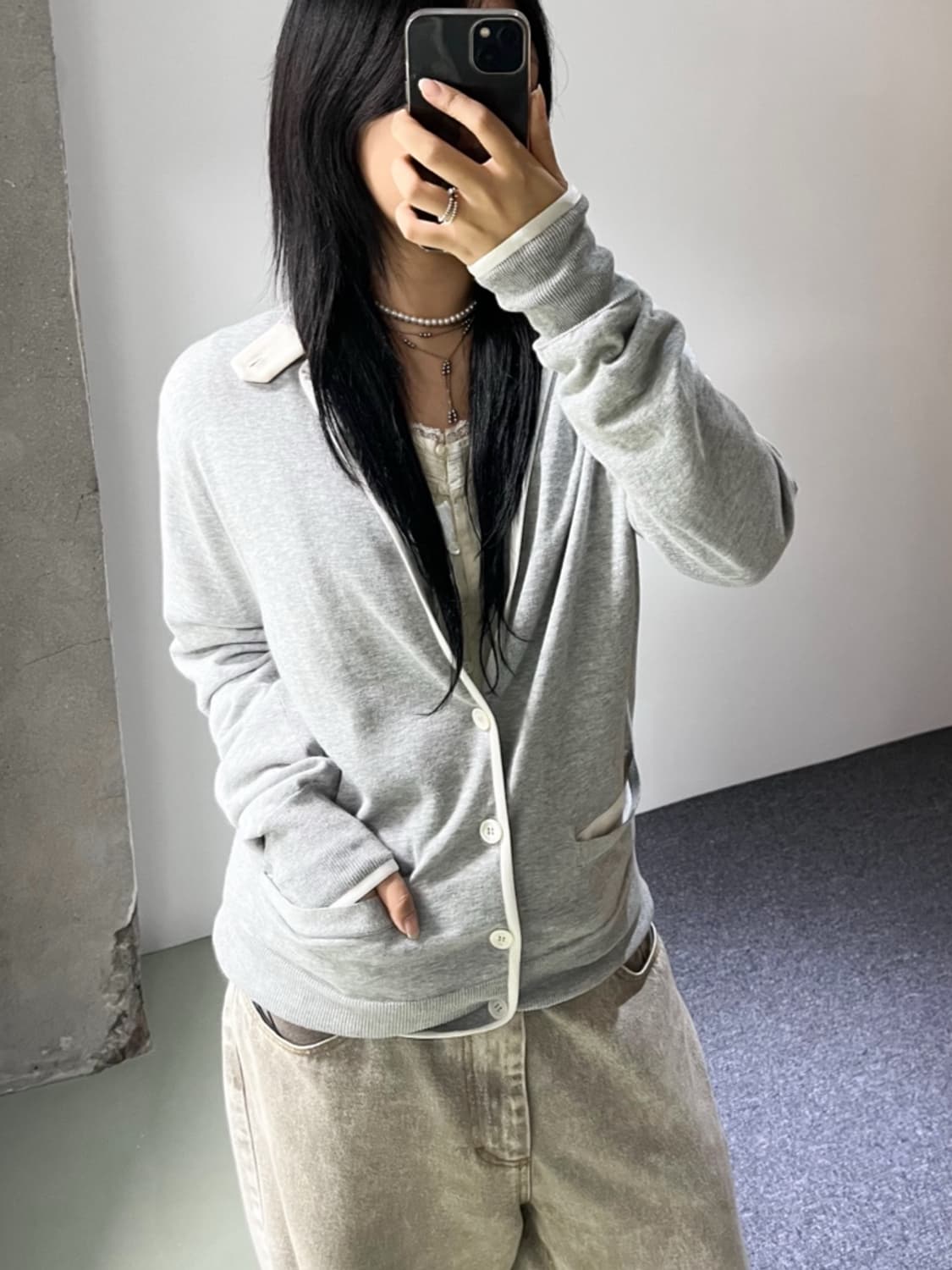 사카이 15s/s 레이어드 블레이저 자켓 상품이미지4