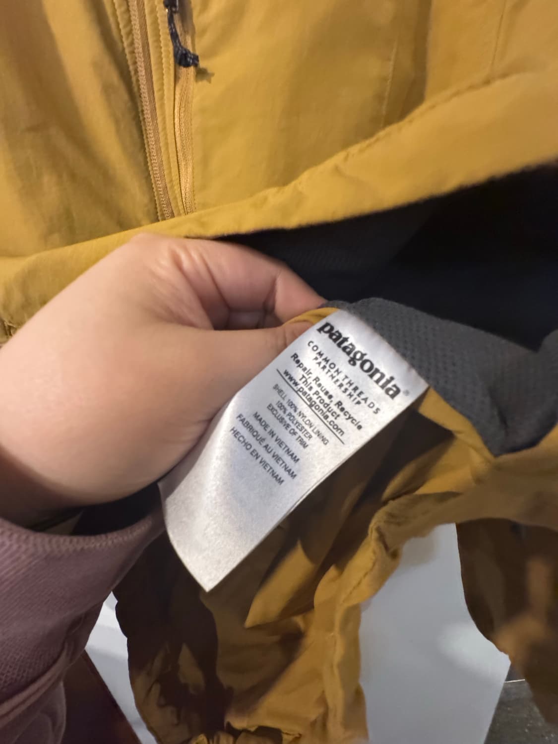 파타고니아 바람막이xs 상품이미지7