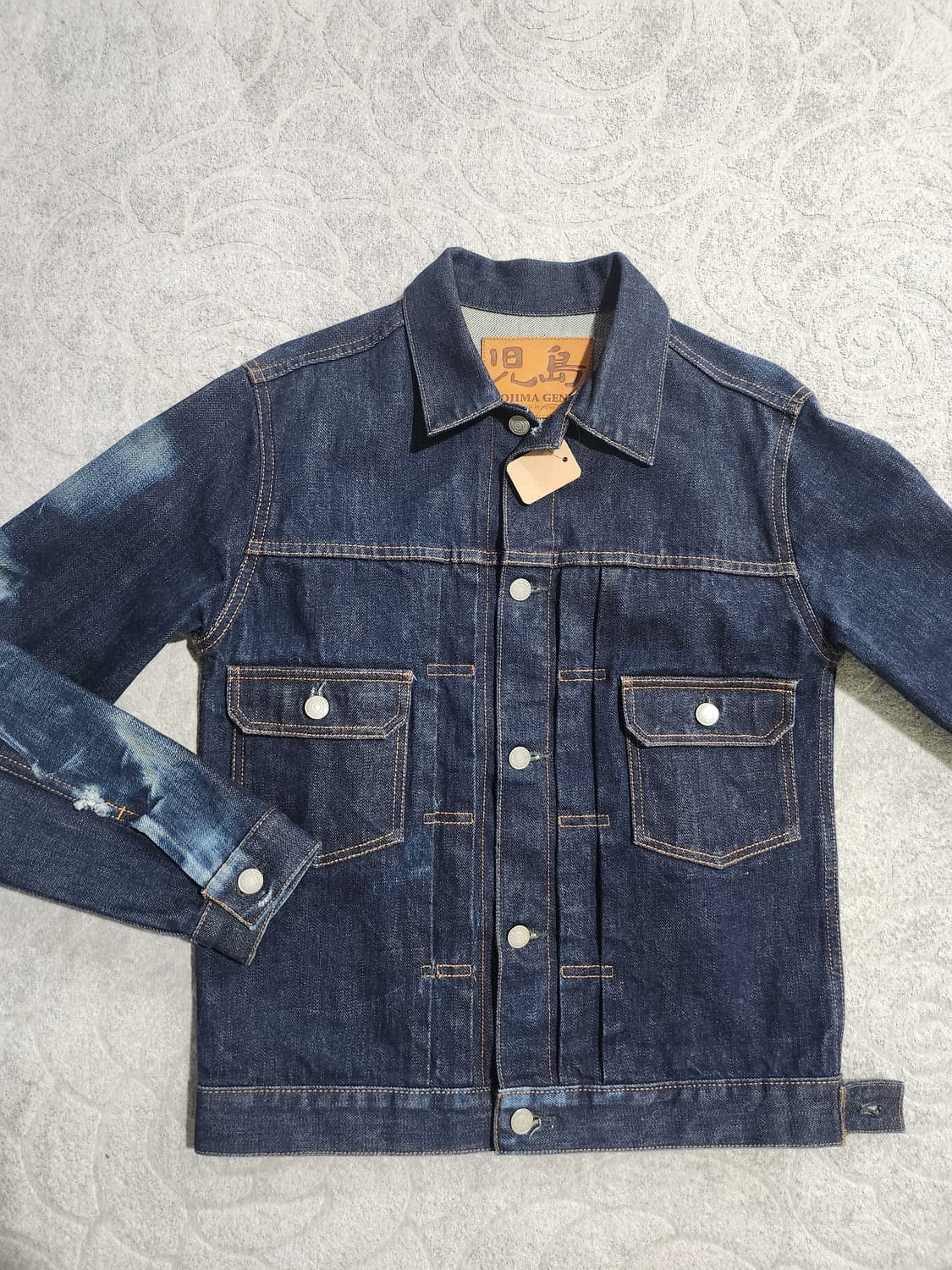 코지마 진즈(Kojima Genes) 셀비지 데님 자켓 M 상품이미지2