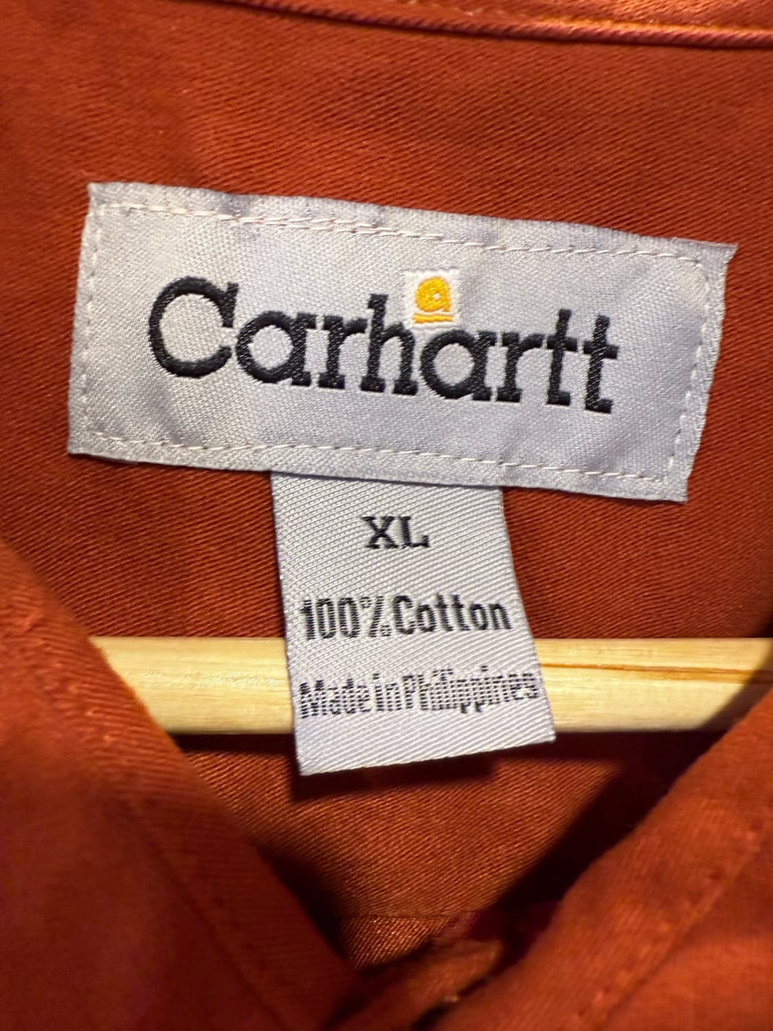 칼하트 오렌지 반팔셔츠 상품이미지2