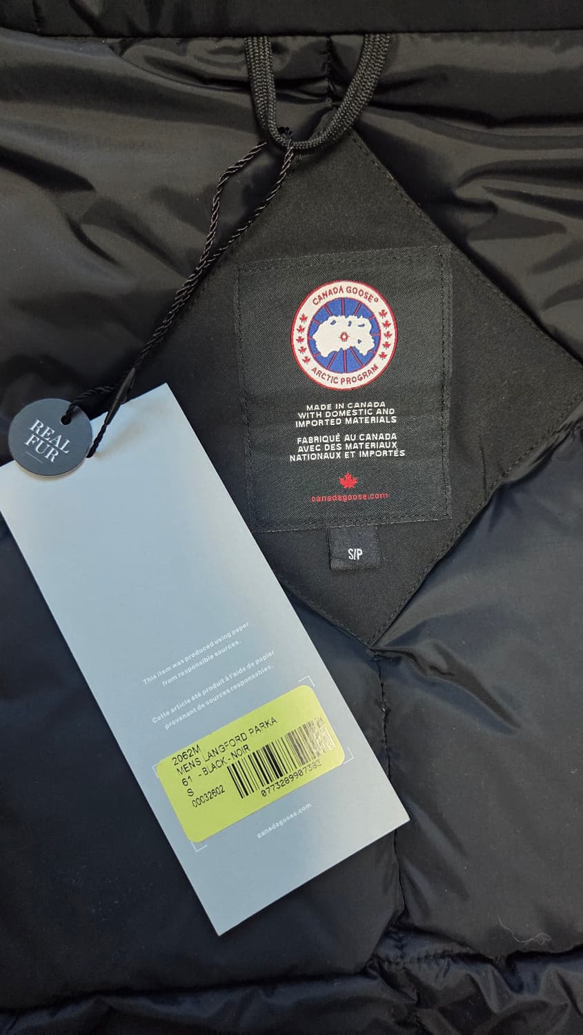 캐나다구스 맨즈 랭포드 파카 ㅡ 블랙 S 상품이미지5