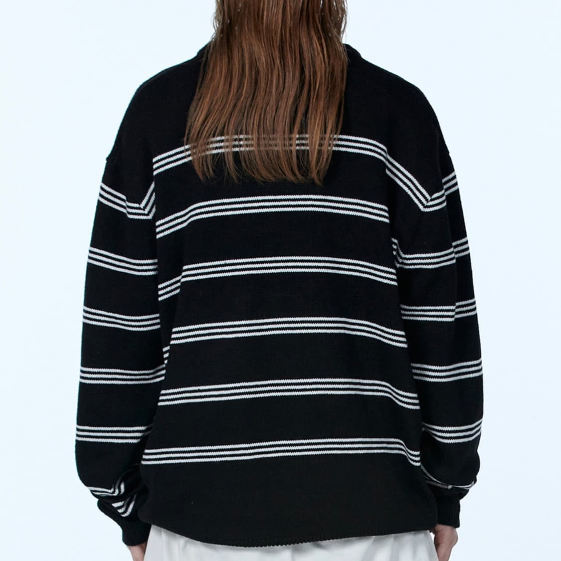 우알롱 시그니처 스트라이프 니트 상품이미지3