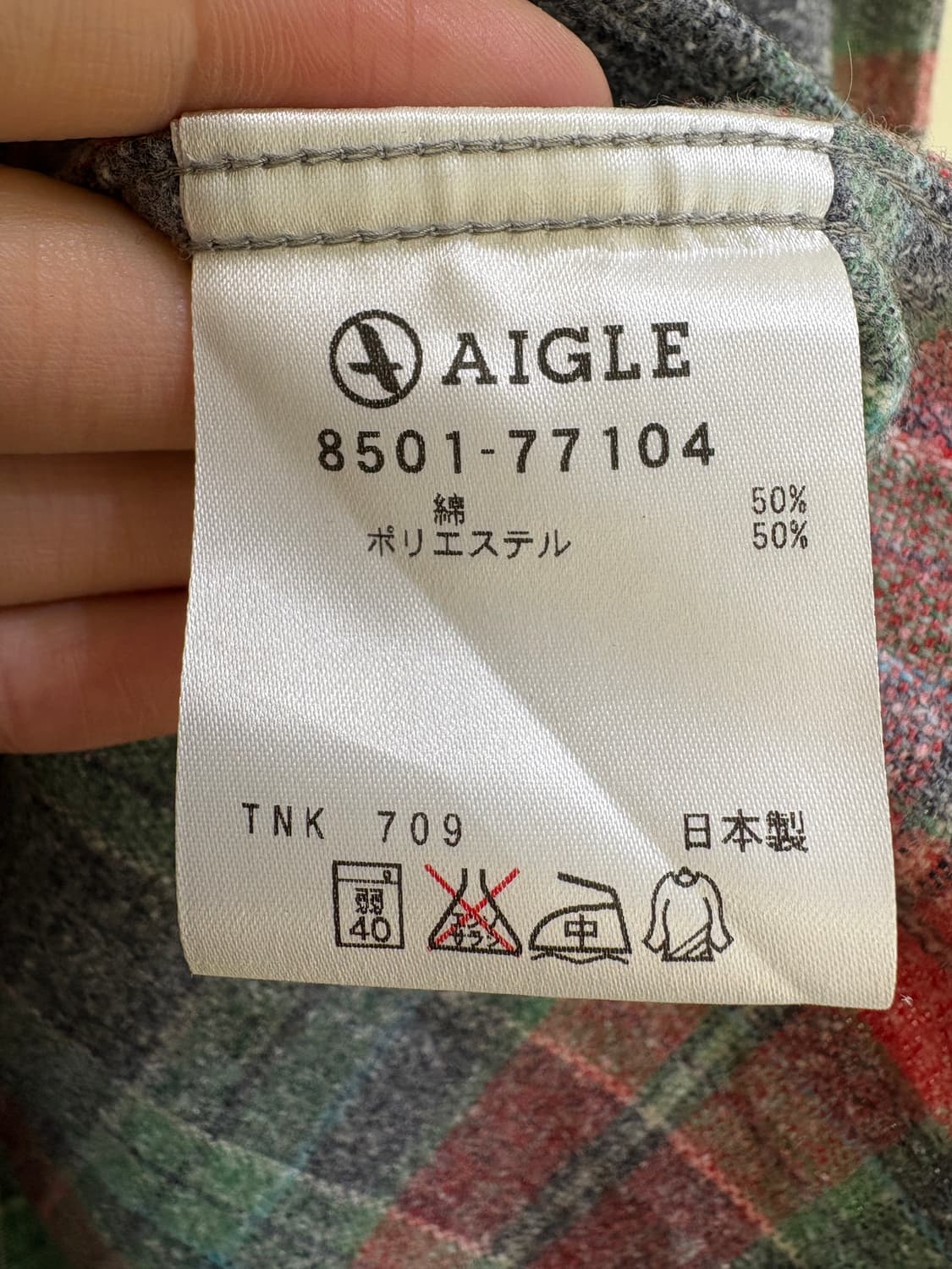 AIGLE 체크셔츠 상품이미지7