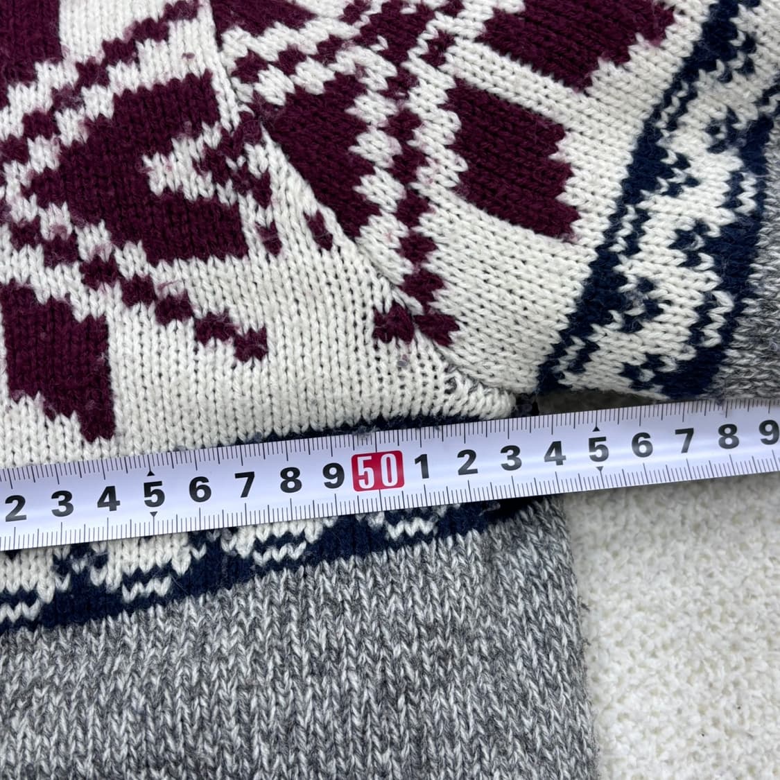 XL 버팔로 노르딕 니트 가디건 0323E 상품이미지7