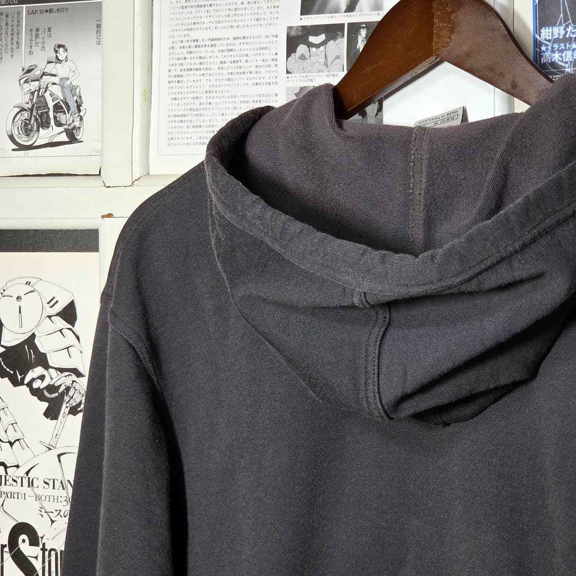 나이키 그레이 스우시 반크롭 후드집업 상품이미지7