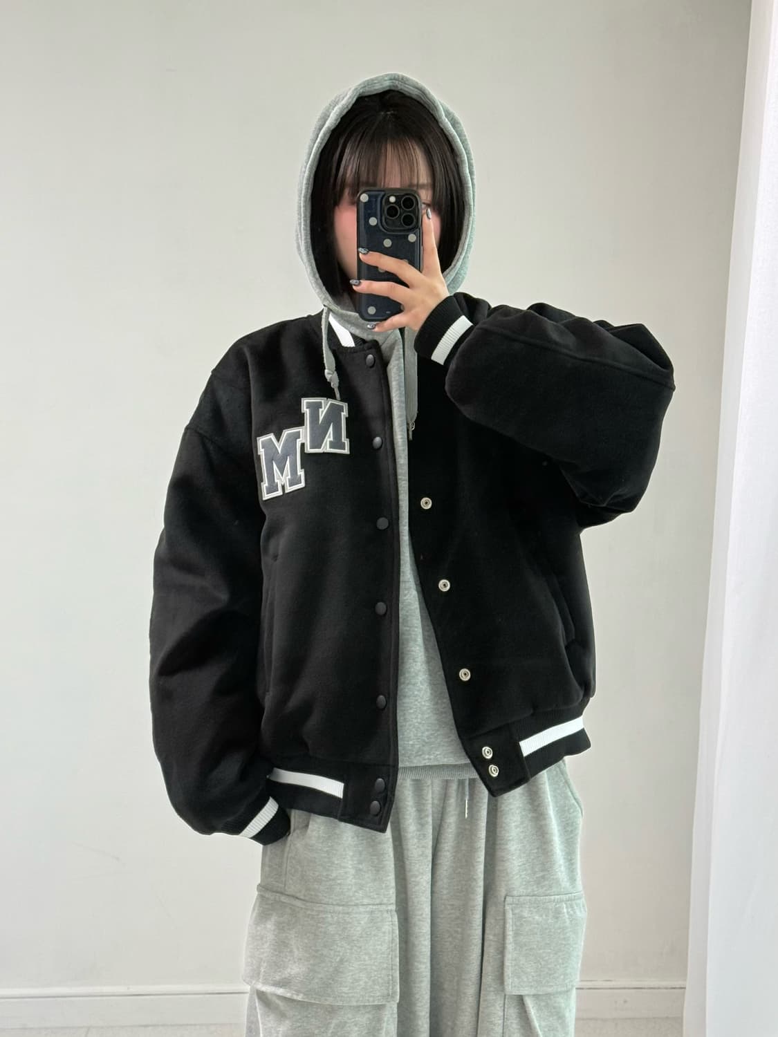 노메뉴얼 바시티 자켓 상품이미지1