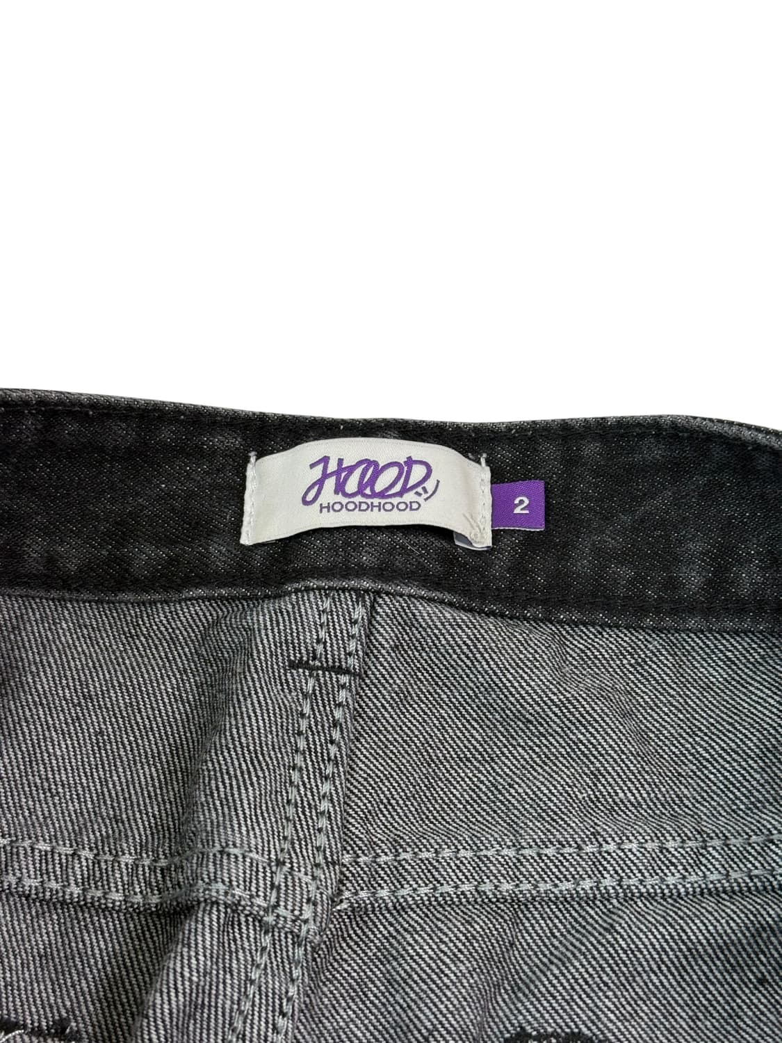 후드후드 에일리언 자수 데님팬츠 상품이미지6