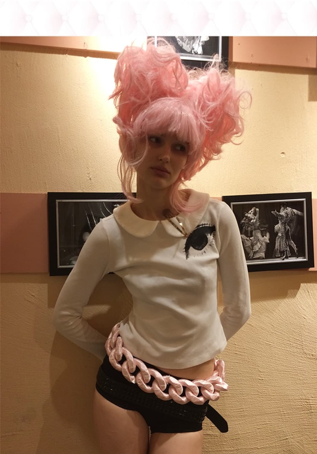 yiyounggyeoung 이영경 girl's Eye collar T 상품이미지3