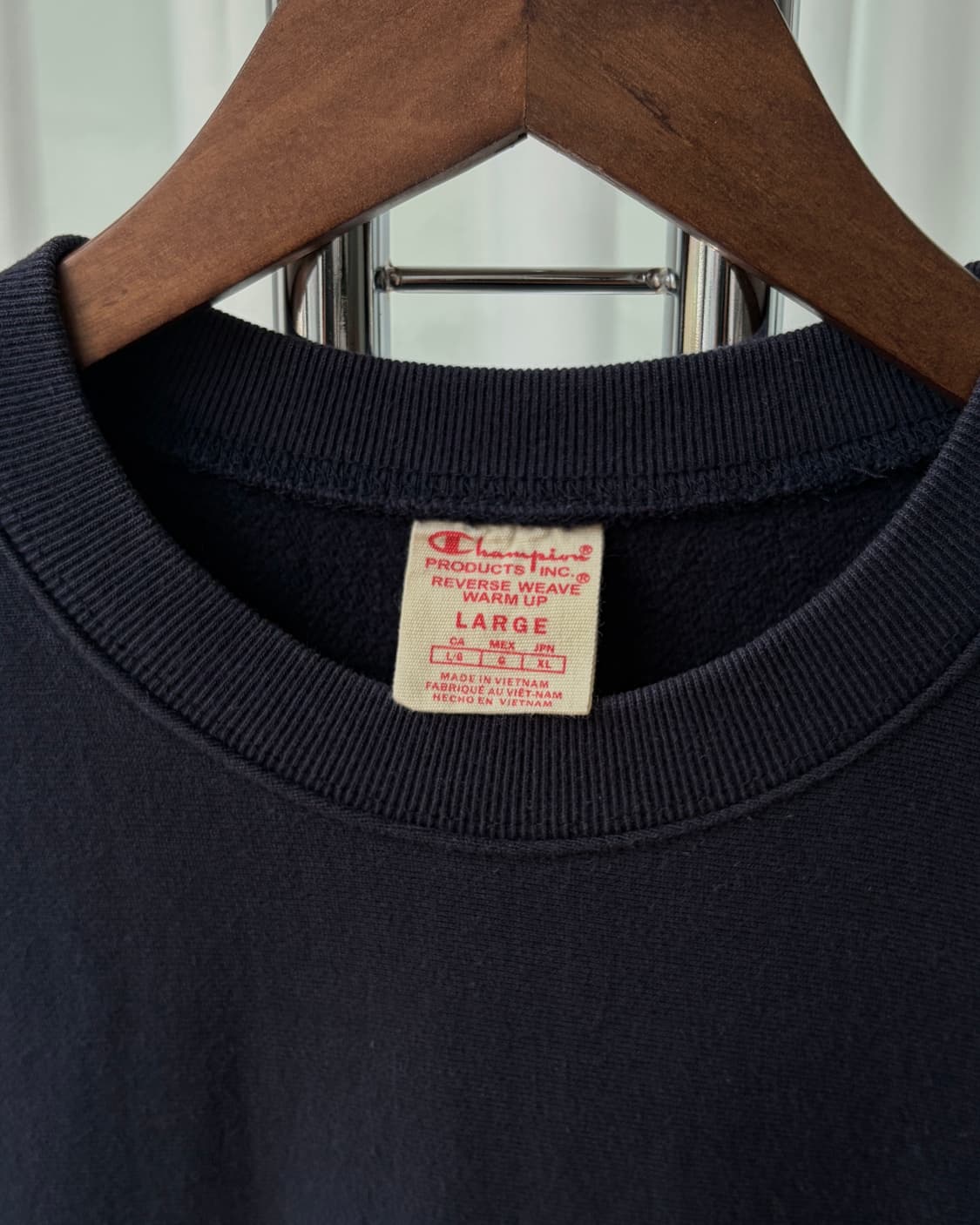 [L]챔피온 리버스위브 헤비 스웻 맨투맨 navy 상품이미지6