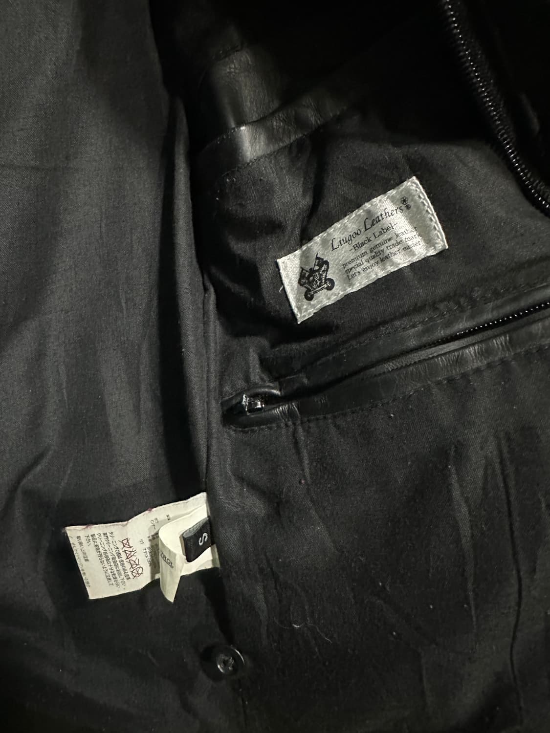 Liugoo 레더 라이더자켓  상품이미지4