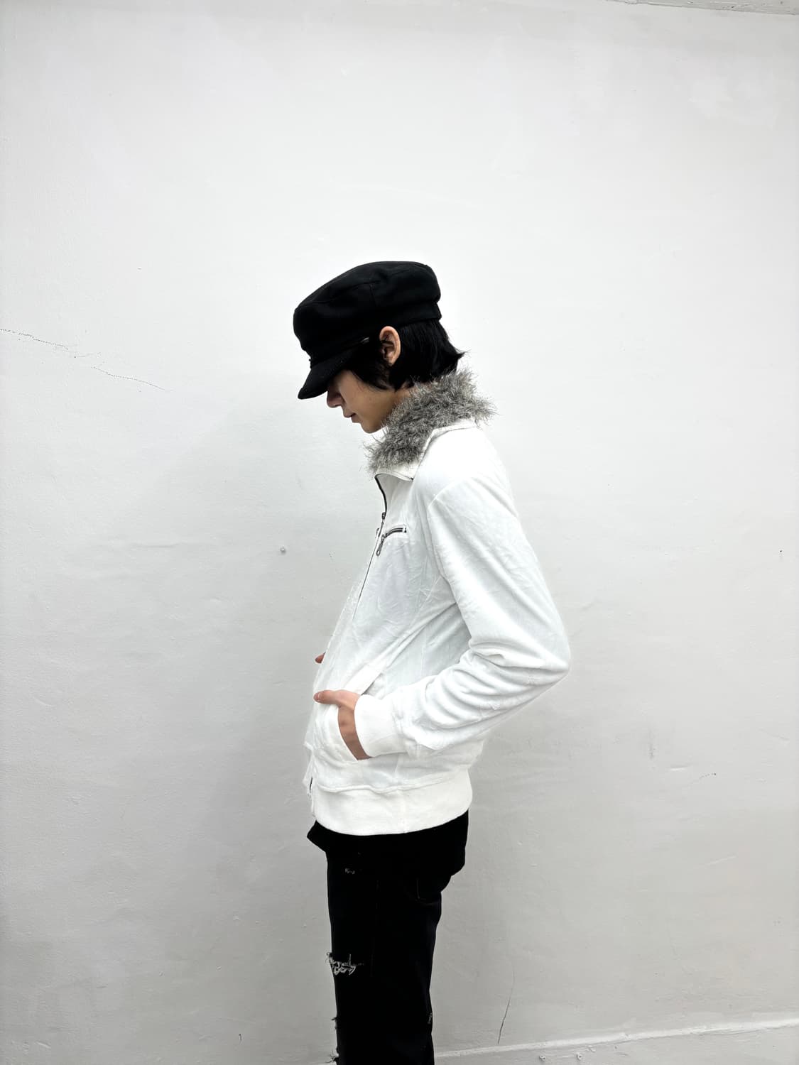 Beamere v-kei mood fur fleece jacket   상품이미지6