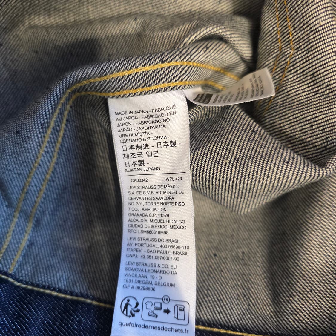 [42]LVC 리바이스 506XX 타입1 데님자켓 상품이미지4