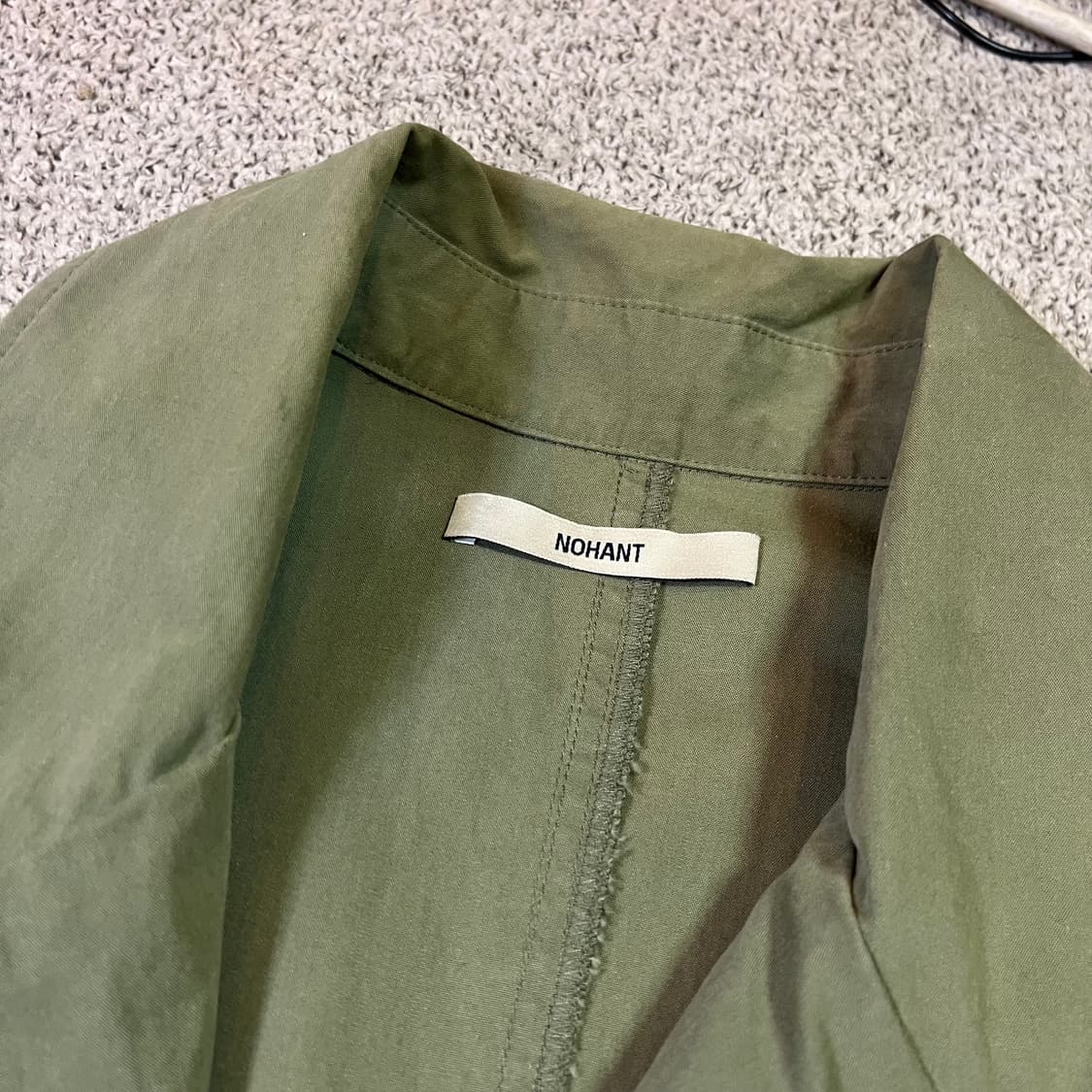 노앙 커브드 더블 트렌치 코트 상품이미지4