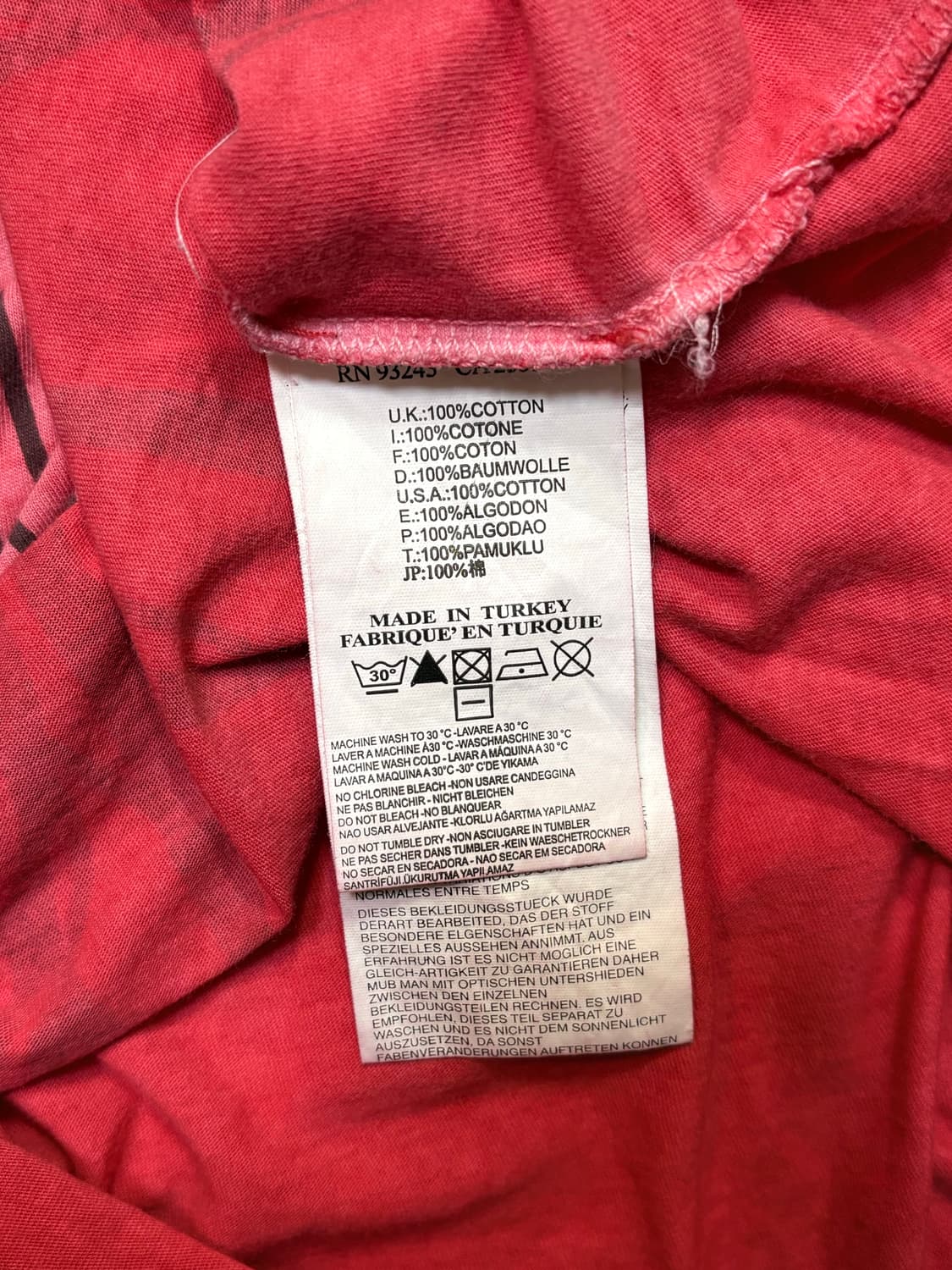 디젤 후드 롱슬리브 레드 xs 상품이미지4