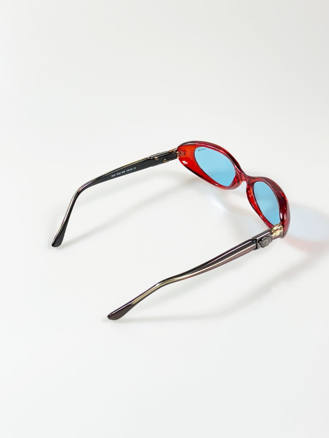 90s One Last Kiss 볼드 오벌 프레임 틴트 빈티지 선글라스 상품이미지5