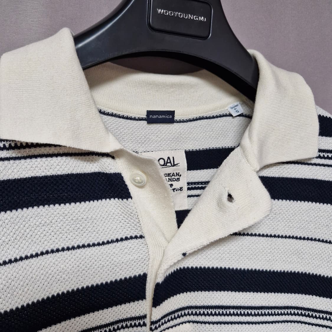 나나미카 스트라이프 폴로 스웨터 상품이미지4