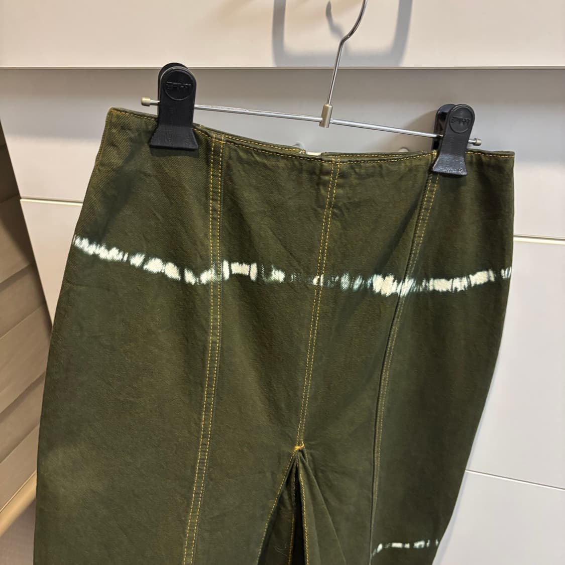 마르니 Marni 카키올리브 미디 타이다이 미디스커트 상품이미지3