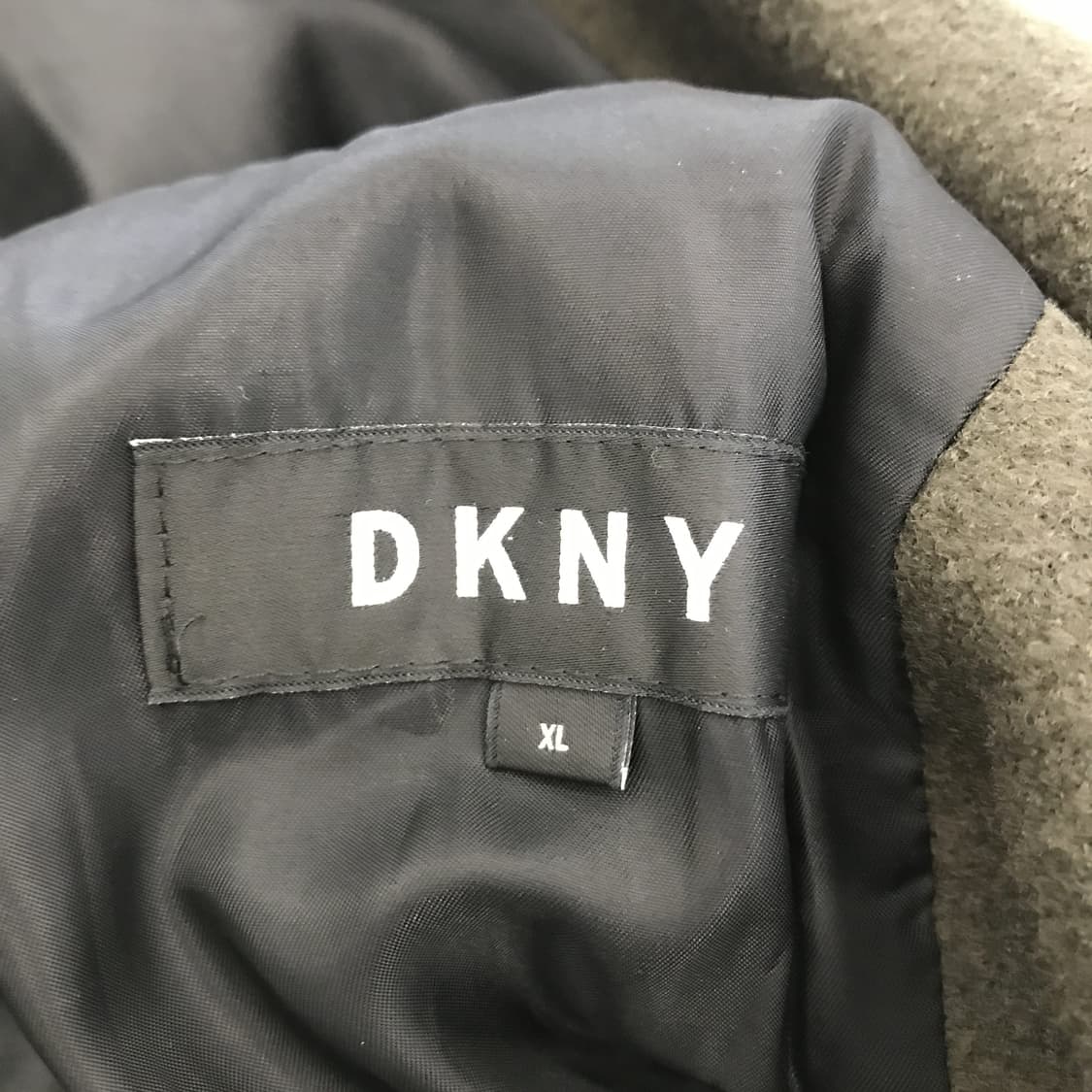 DKNY 핸드메이드 울 모직자켓 카키 [XL] 상품이미지5