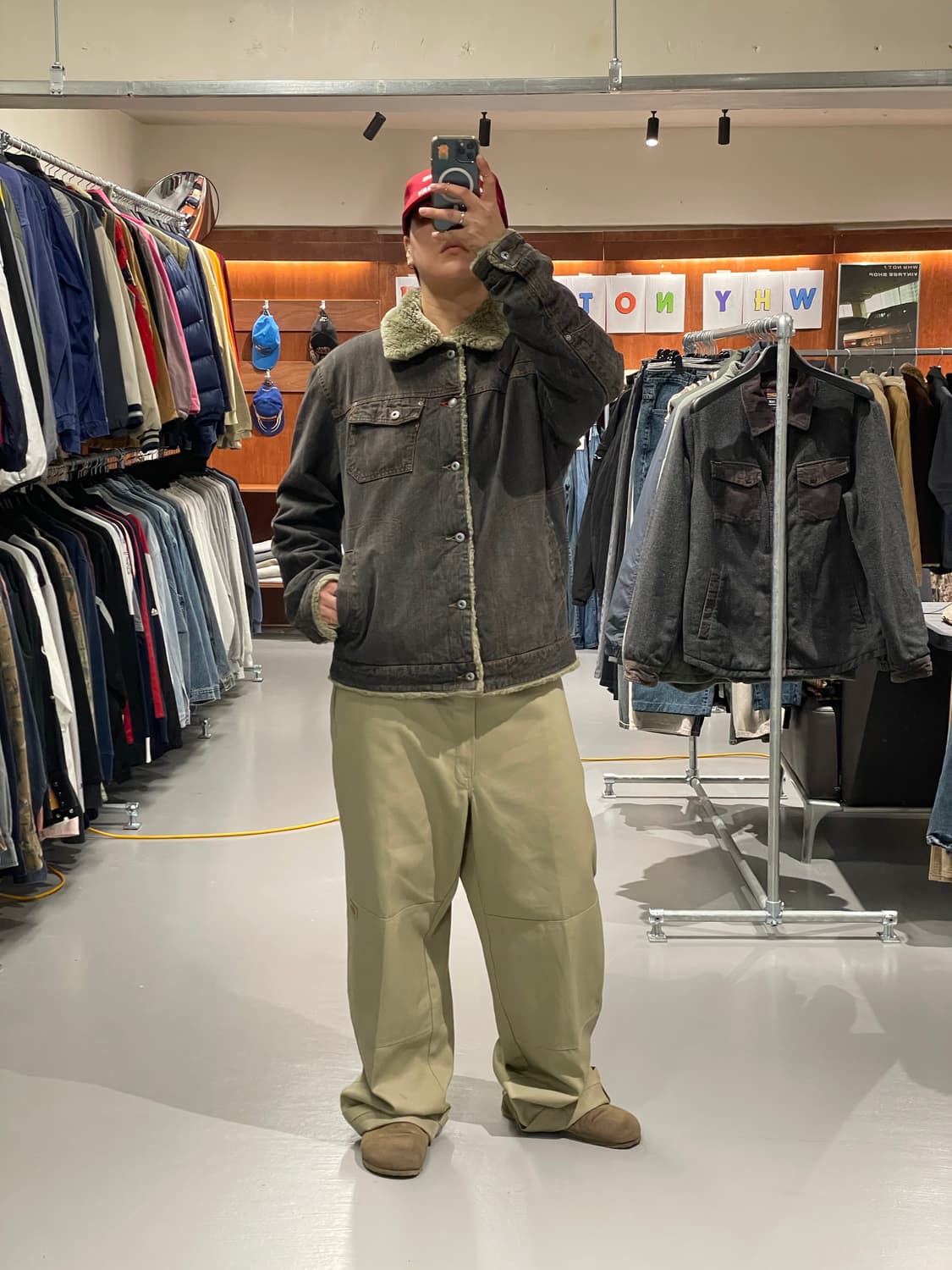 빈티지 Y2K 쉐르파 데님 자켓   상품이미지7