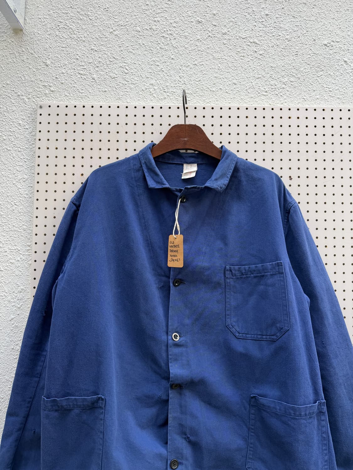 WASHED BLUE BELTED OLD VINTAGE 프렌치워크자켓 상품이미지5
