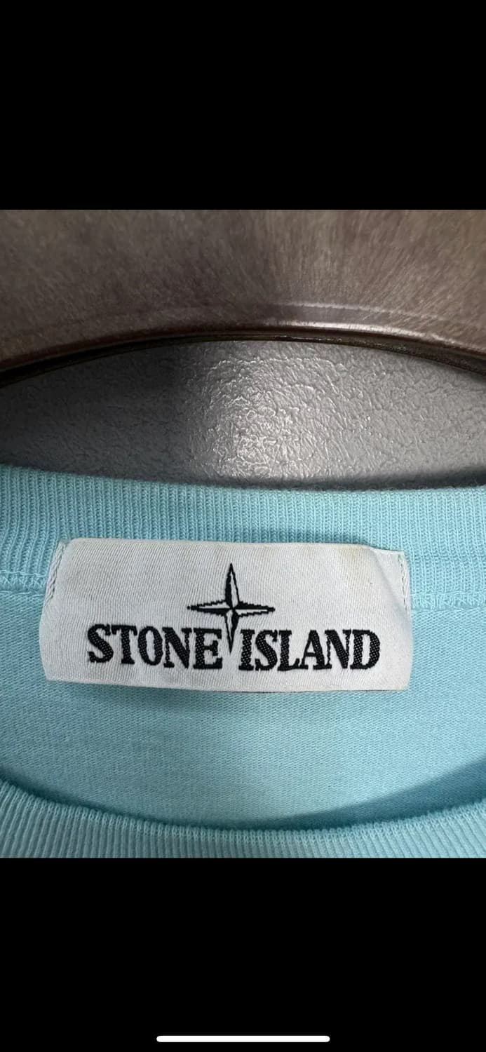 스톤아일랜드 와펜 크루넥 스웨트셔츠 아쿠아 롱슬리브 H2505 상품이미지5