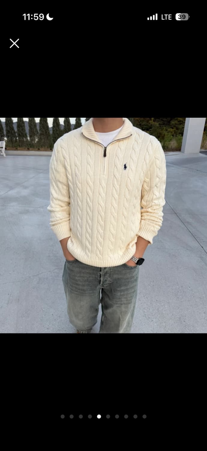 폴로 랄프로렌 하프집업 니트 상품이미지1