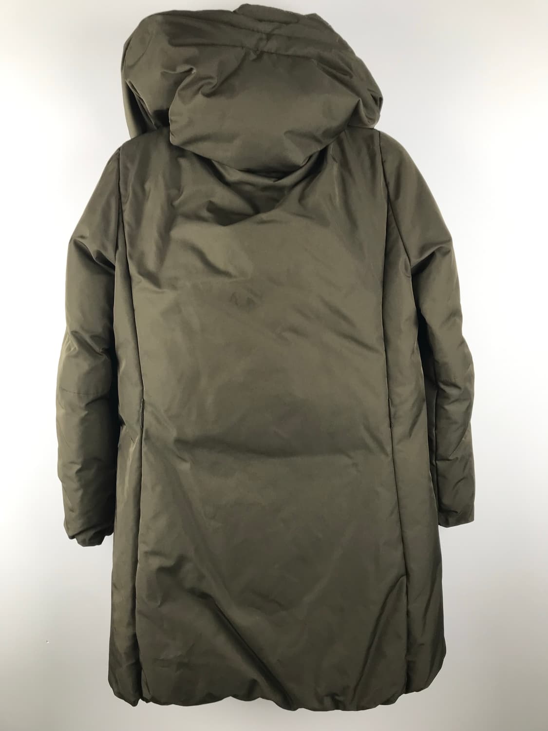 시슬리 구스다운 패딩 거위털패딩 코트 자켓 카키색 상품이미지3