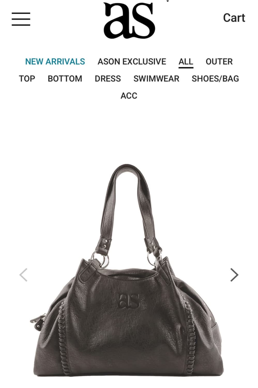 구해요)애즈온 보니타 가방 (브라운) 상품이미지1