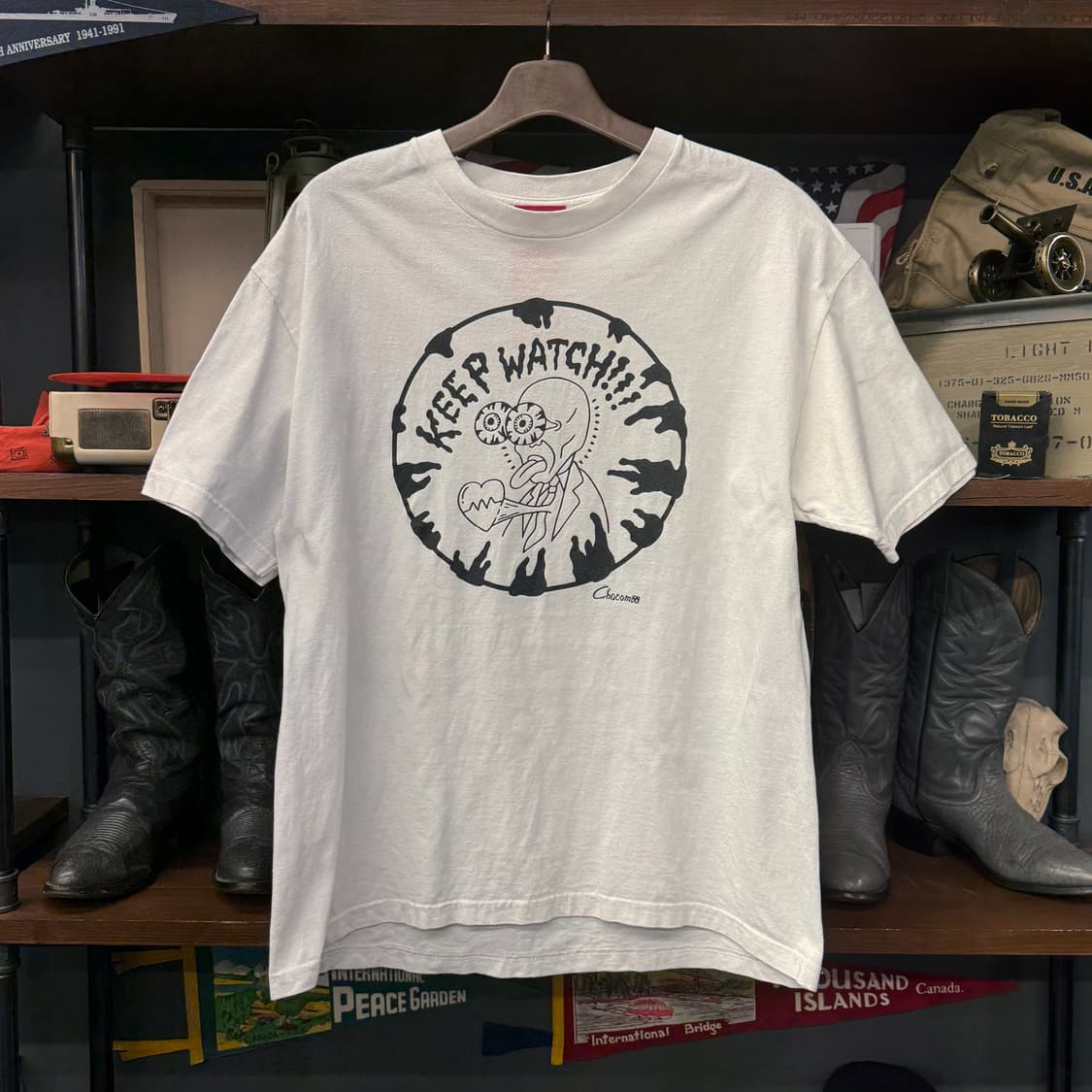 미쉬카 킵와치 아트그래픽 프린팅 반팔 티셔츠 N839   상품이미지1