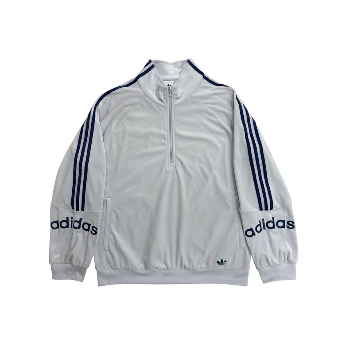 아디다스 벨벳 벨루어 파이어버드 져지 로고 트랙탑 하프집업 105 xl 상품이미지1