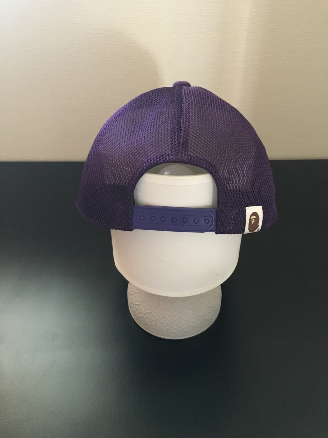 베이프 컬러 카모 NYC 로고 메쉬캡 퍼플 BAPE Mesh Cap  상품이미지3