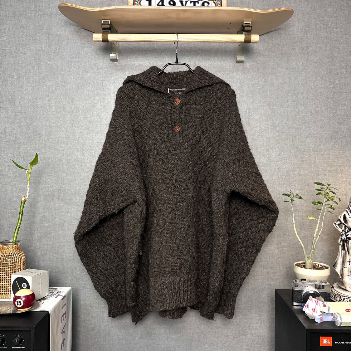 빈티지 버진울100% 알파카스웨터 상품이미지2