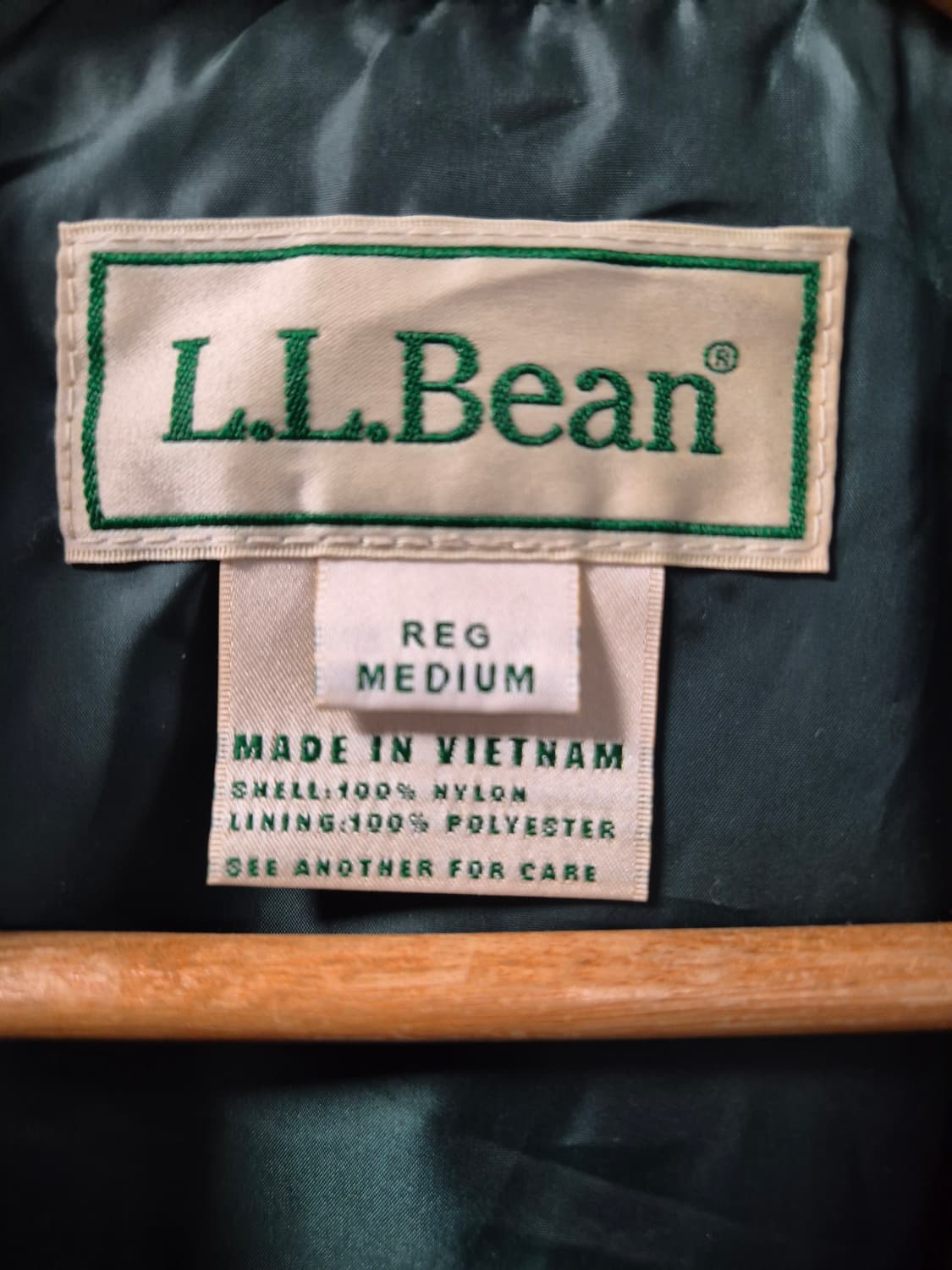 L.L.Bean 베이지색 바람막이 자켓 M사이즈(상태A급) 상품이미지4