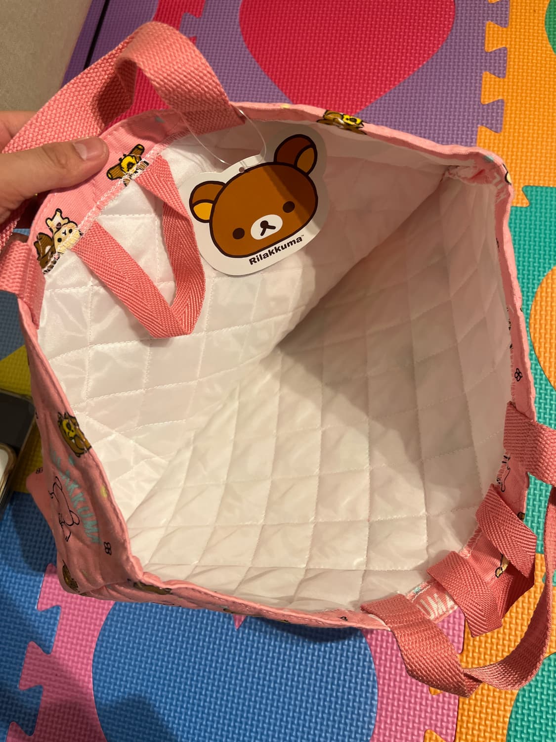 2018 리락쿠마 누빔백 🎶 상품이미지5