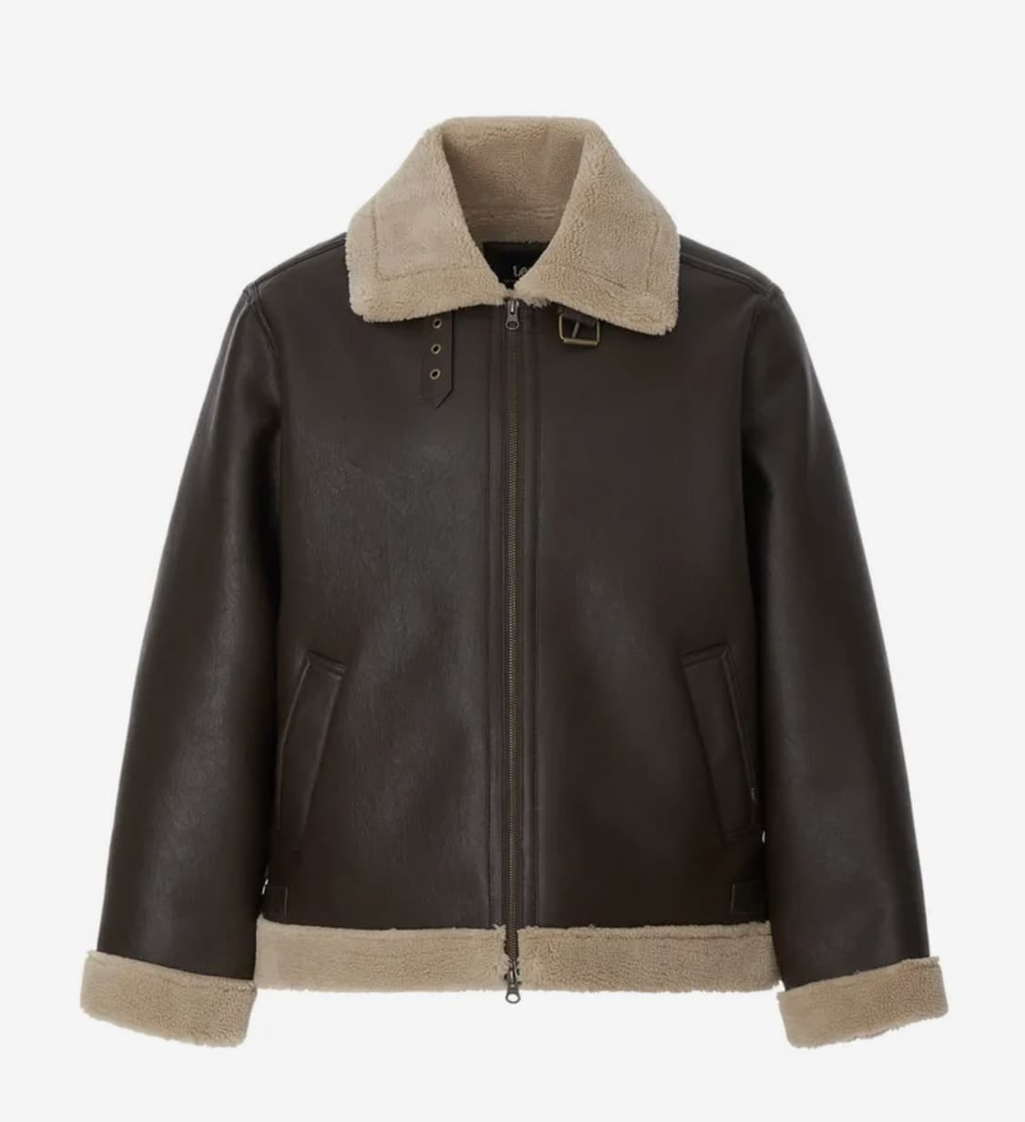 LEE 브라운 무스탕 자켓 상품이미지1